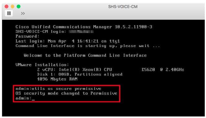 Cisco virtual server CLI