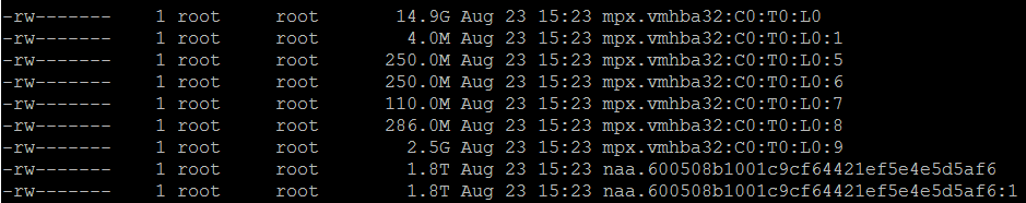 VMware core dump VMware 6.0