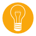 Problem solving process - lightbulb